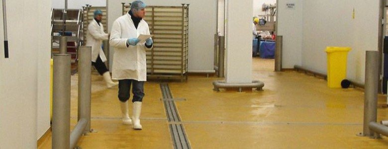resin flooring and drainage